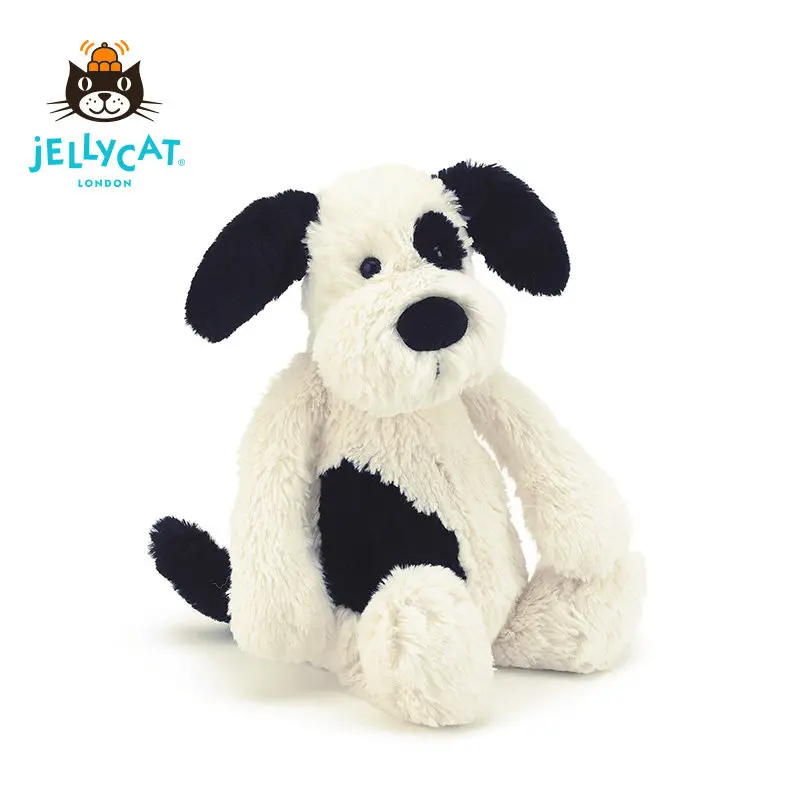 

Плюшевая игрушка-собака Jellycat Ruffian Dog (черно-белая, пиратская) из Великобритании, подарок на день рождения
