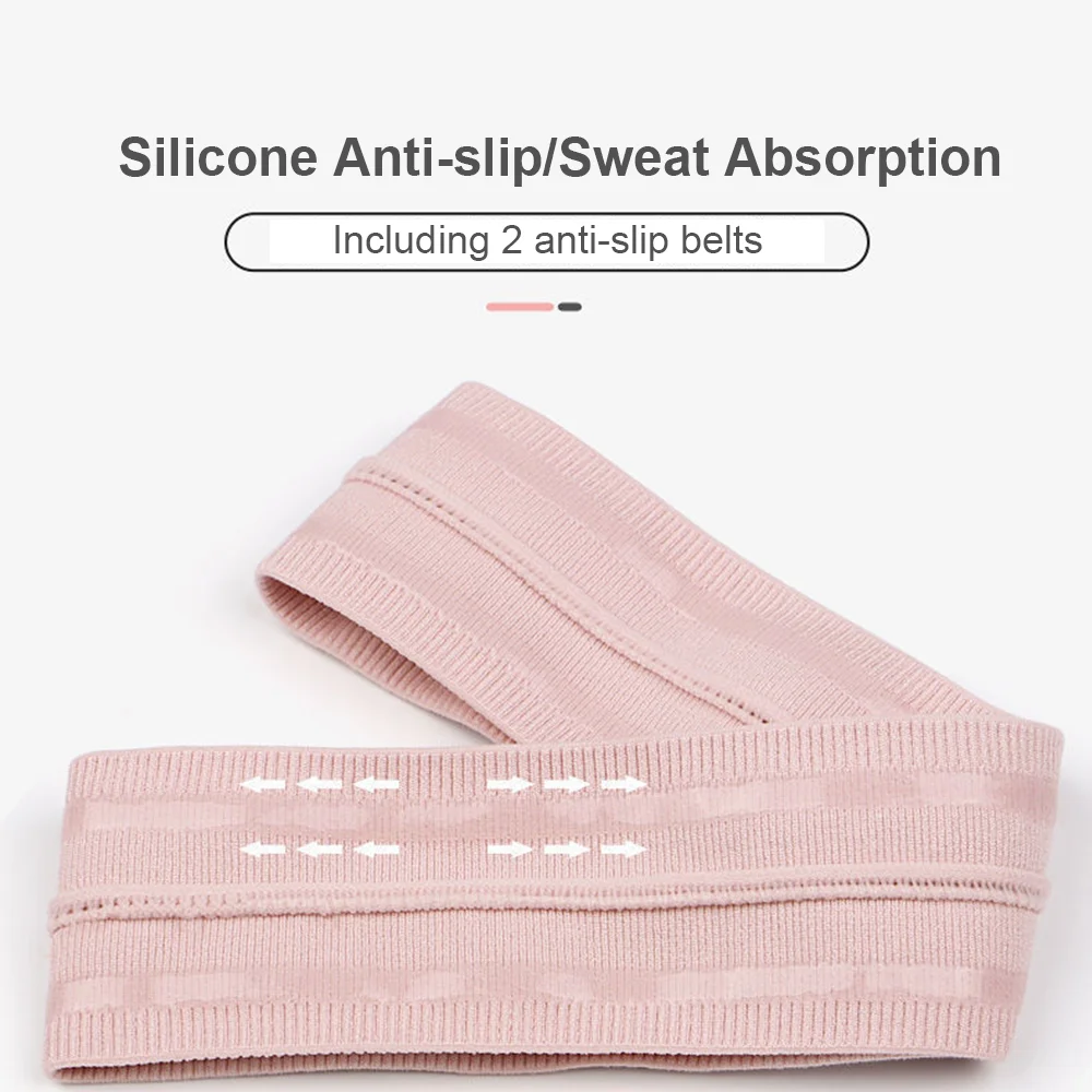 Simples esportes de secagem rápida feminino headbands para mulheres yoga antiderrapante ajustável correndo bandana masculino headwear