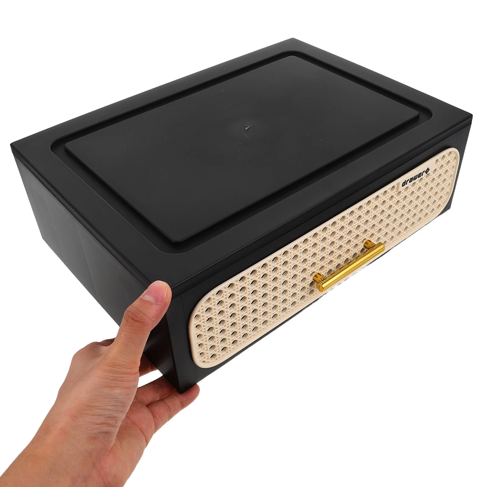 

Makeup Organizer Drawer-Type Clear Compact Storage Box for Vanity Countertop Dressing Table Lipsticks Masks Beauty