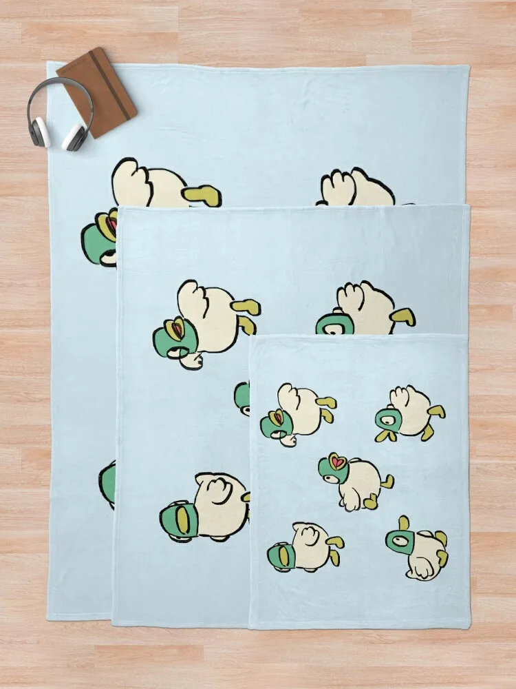 I draw many ducks doing things / sarah and duck Throw Blanket Kid\'S valentine gift ideas Blankets