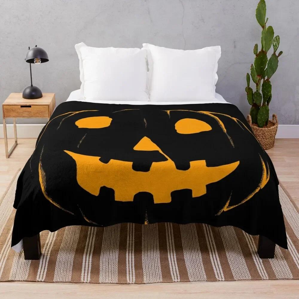 

jack o lantern 78 Throw Blanket For Decorative Sofa blankets ands Luxury Brand Summer Blankets