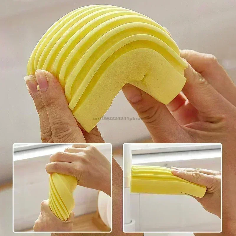 Magical Cleaning Sponge Dusting Wet Duster Powder Cleaning Sponge Dust Removal Dusters for Home Car Kitchen Bathroom Scrub