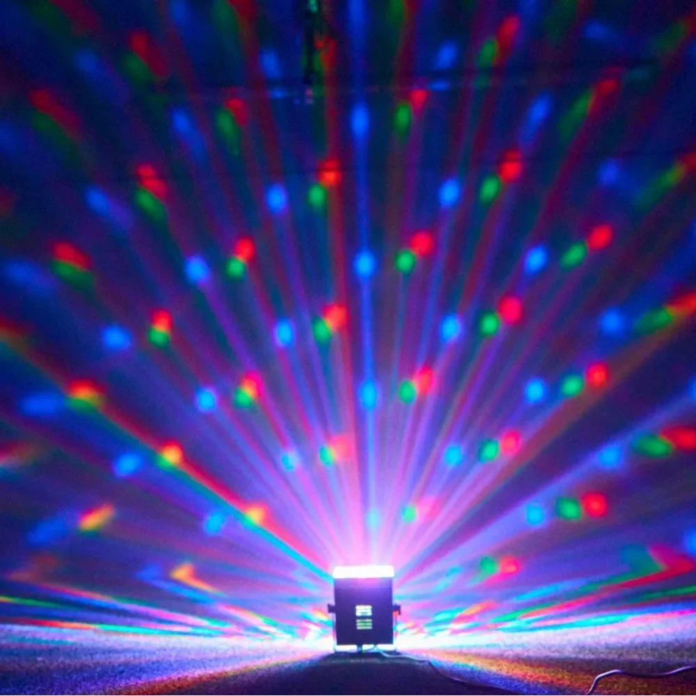 المحمولة التحكم عن بعد LED ضوء المرحلة KTV الأسرة جو كشاف ضوئي أضواء الليزر فلاش لشريط حفل زفاف عيد الميلاد