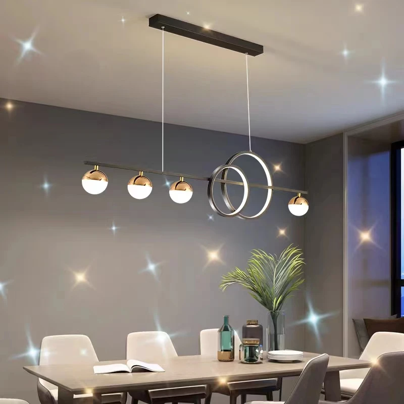 Modern Minimalist Led Pendant Lights for Kitchen Table Dining Room Office Chandelier Nordic Creative Pendant Light Decor Lamp