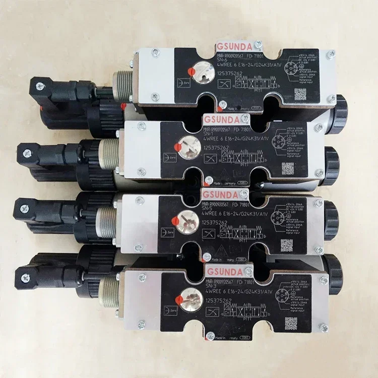 Original & Oem REXROTH Proportional Directional Valve 4WREE 6 E16-22/G24K31/A1V-655 Hydraulic  4WRBA6W30-20/G24N9Z4/M/DN6