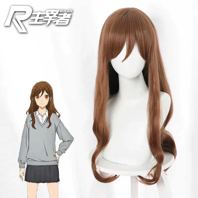 كوسبلاي [بدون أسلوب] سيد كوسبلاي وقرية غونغ يوجينغزي شعر بني طويل مجعد شعر مستعار كوس 506a
