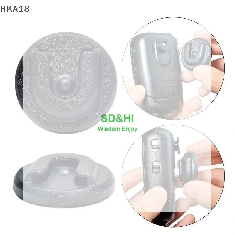 

/&/Round Microphone Hook Holder Self Adhesive Mount Bracket For Mobile Radio Motorcycle Vehicle Walkie Talkie Hand Mic Storage