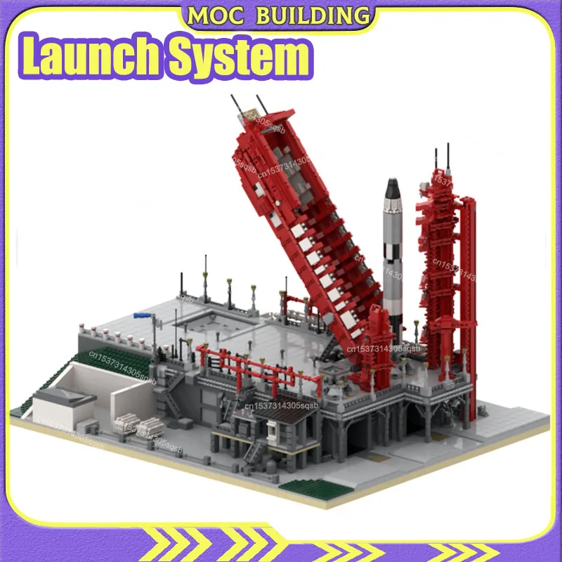 Technology Bricks High-Tech Rocket Launch Pad Assembly MOC Building Blocks Sets Education Toys Gift