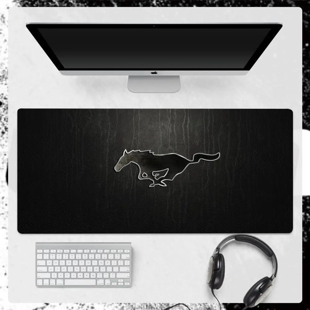 F-Fords Mustang Logo Fashion Mouse Pad Gaming Mousepad Speed Desk Mat Laptop Gaming Mats For Office Carpet Desk Accessories