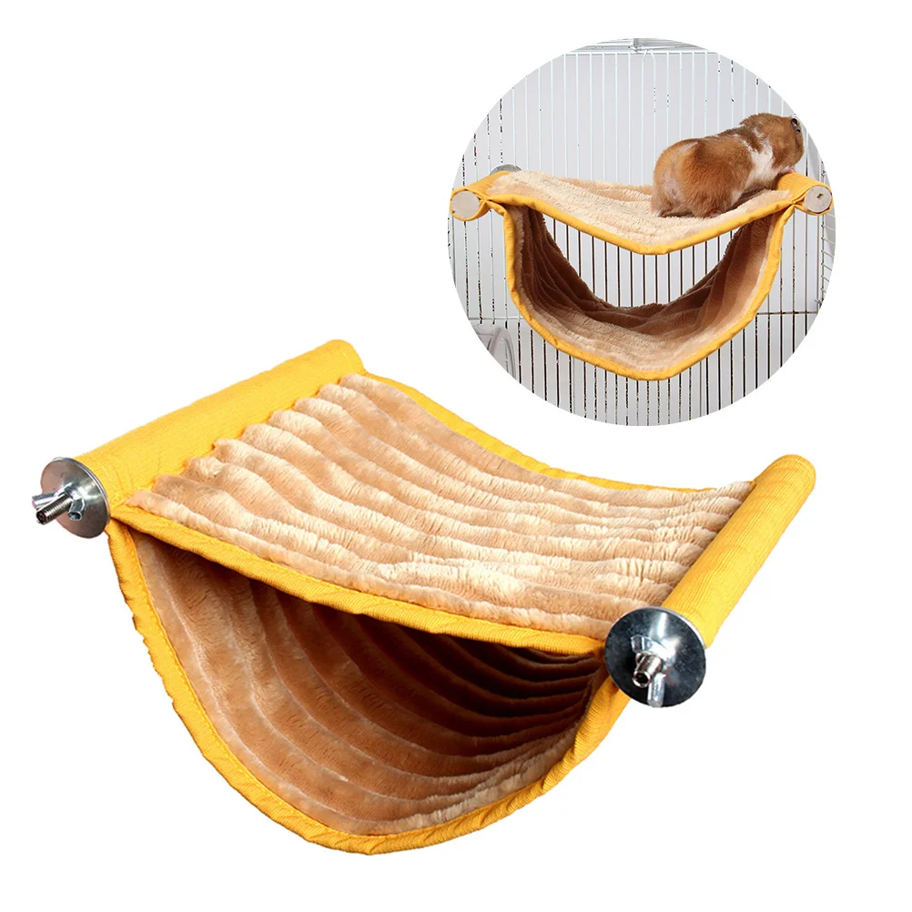 

Double Layer Hanging Nest for Hamster Rabbit Weasel - Warm Winter Sleeping Bed with Bunkbed Design, Soft Comfortable Material,