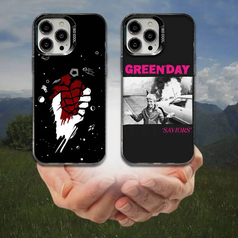 

G-Green D-Day Saviors Phone Case For iPhone 16,15,14,13,12,11,8,7,Pro,Max,Plus,Mini,XS,SE Anti Fall Black Matte Hard