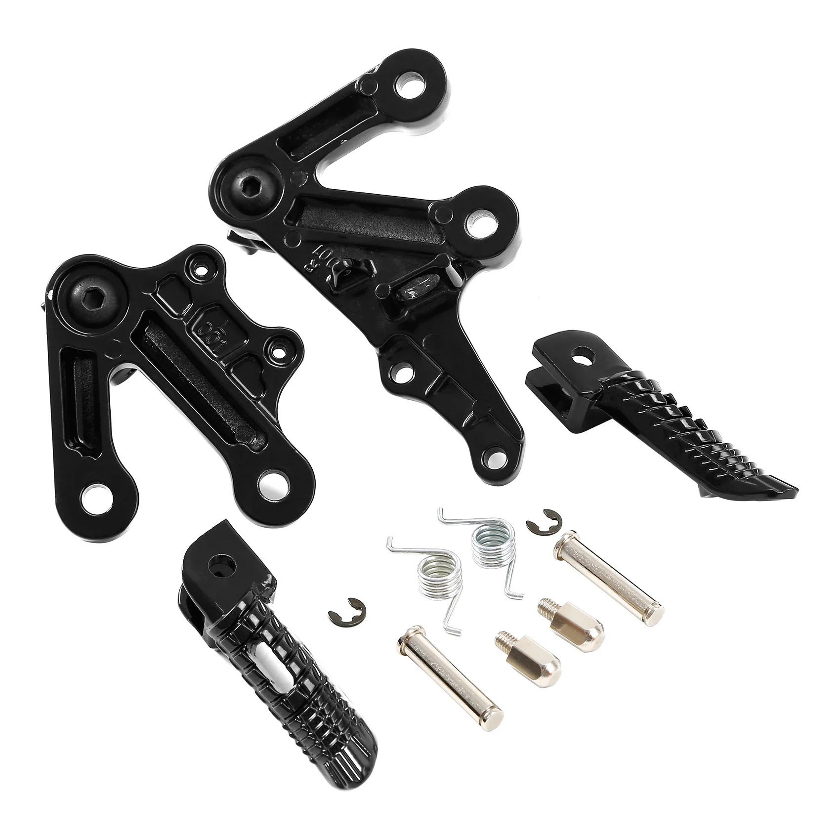 Motorcycle Front Foot Pegs Footrest Bracket Set For Suzuki GSXR 1000 2003-2004 Left&Right