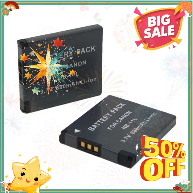SWZY 3.7V 680mAh NB-11L Digital Camera Battery for Canon PowerShot A4000 A3400 A3500 SX430 SX420 IXUS 285HS IXUS 245/125/180 NB-