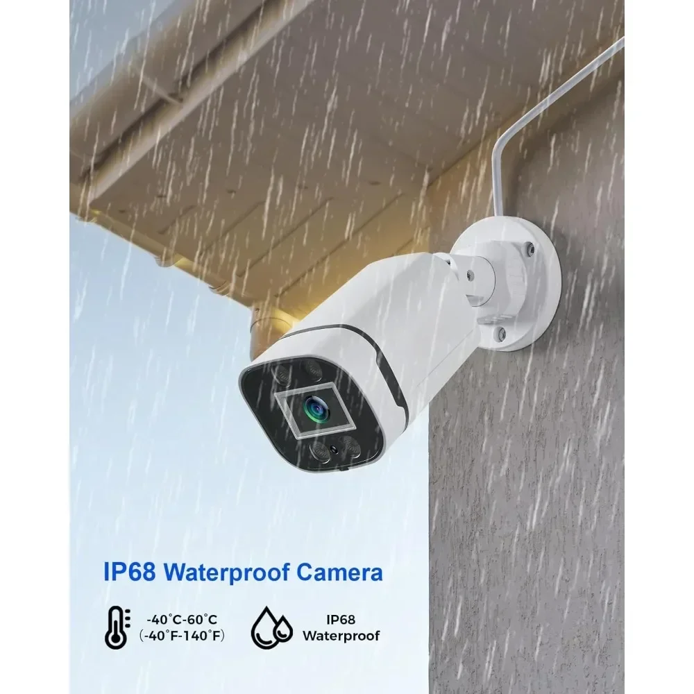 AHD Bullet Camera 720P/1080P/5MP Infrared Light / Warming Light Full Color HD Indoor Home Security Monitoring Camera