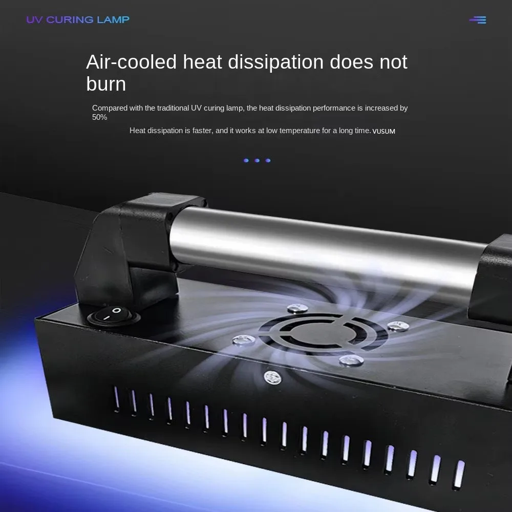 UV Ultraviolet  Curing lamp for Curing With Shadowless Adhesive,PCB Green Oil ,Car Putty, Car Paint, Wall ink, And Varnish