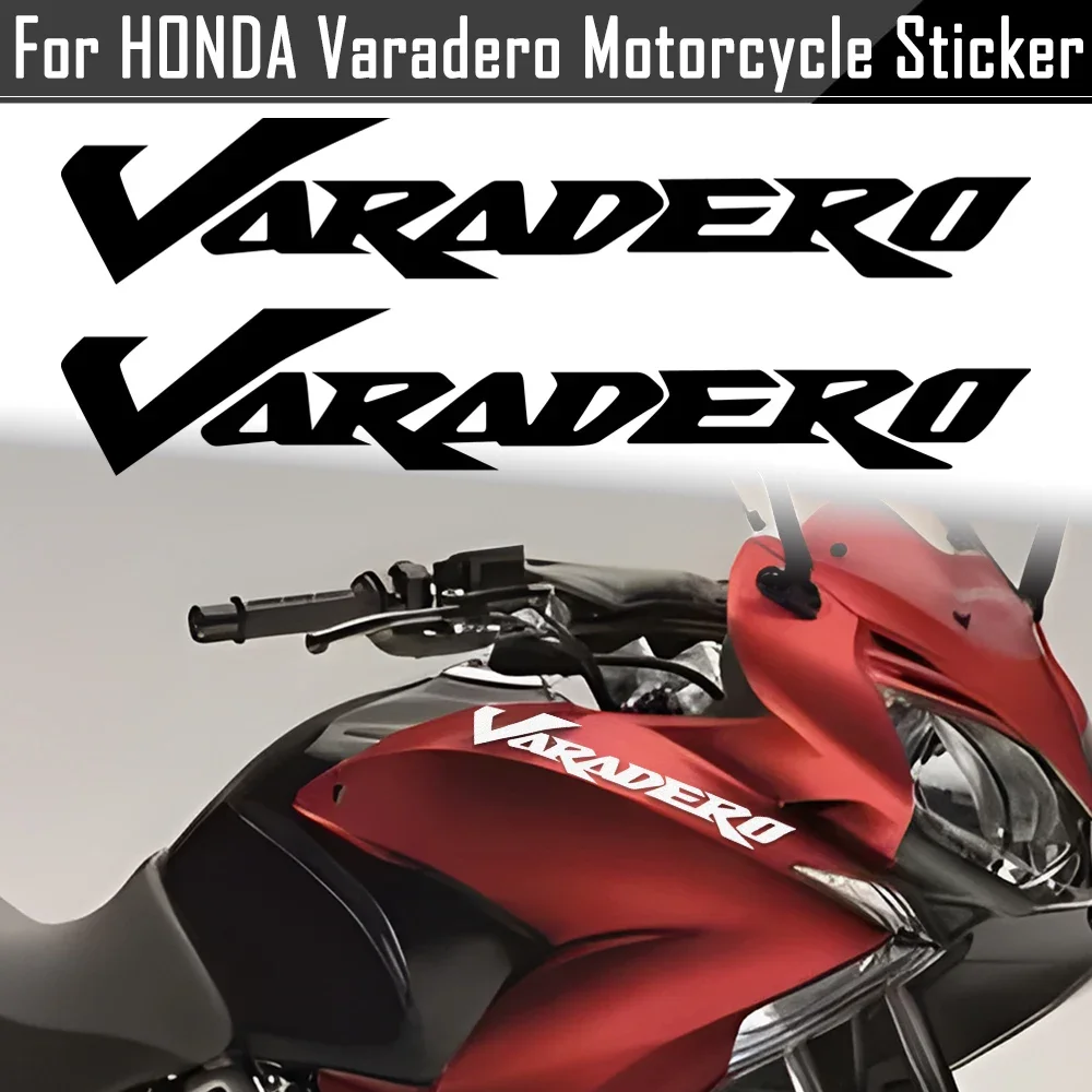 

2PCS Reflective Motorcycle Stickers Decor Moto Body Fairing Helmet Fuel Tank Decal Accessories for Honda Varadero 1000 125