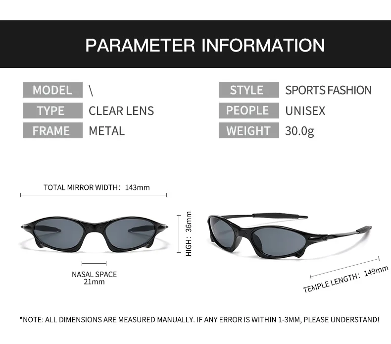 Unisex Sportliche Leichte UV400 Sportsonnenbrille für Männer und Frauen – Outdoor-Radfahren & Wandern Angelbrille – Detail 7
