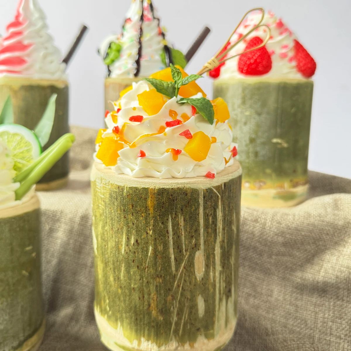 

1pc Multiple colors Dessert Shop Sundae Ice Cream Model Simple Design Creative Photography Decoration Home Furnishings Fake Food