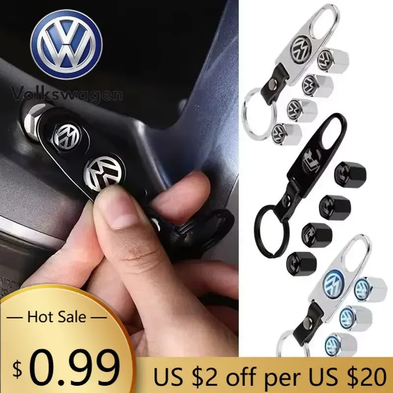 

Колпачки для ниппелей шин (4 шт.) из сплава для автомобилей Volkswagen: Passat, Santana, Touareg, Tiguan, GTI, Golf, Bora, Jetta