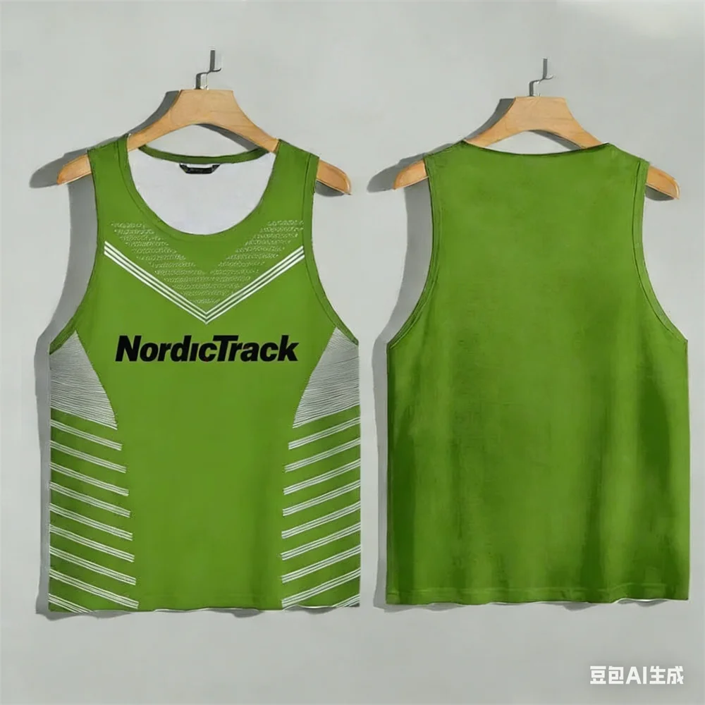 Summer fitness vest minimalist sports sleeveless T-shirt Home vest Men's women's quick drying running vest tops gym clothing man