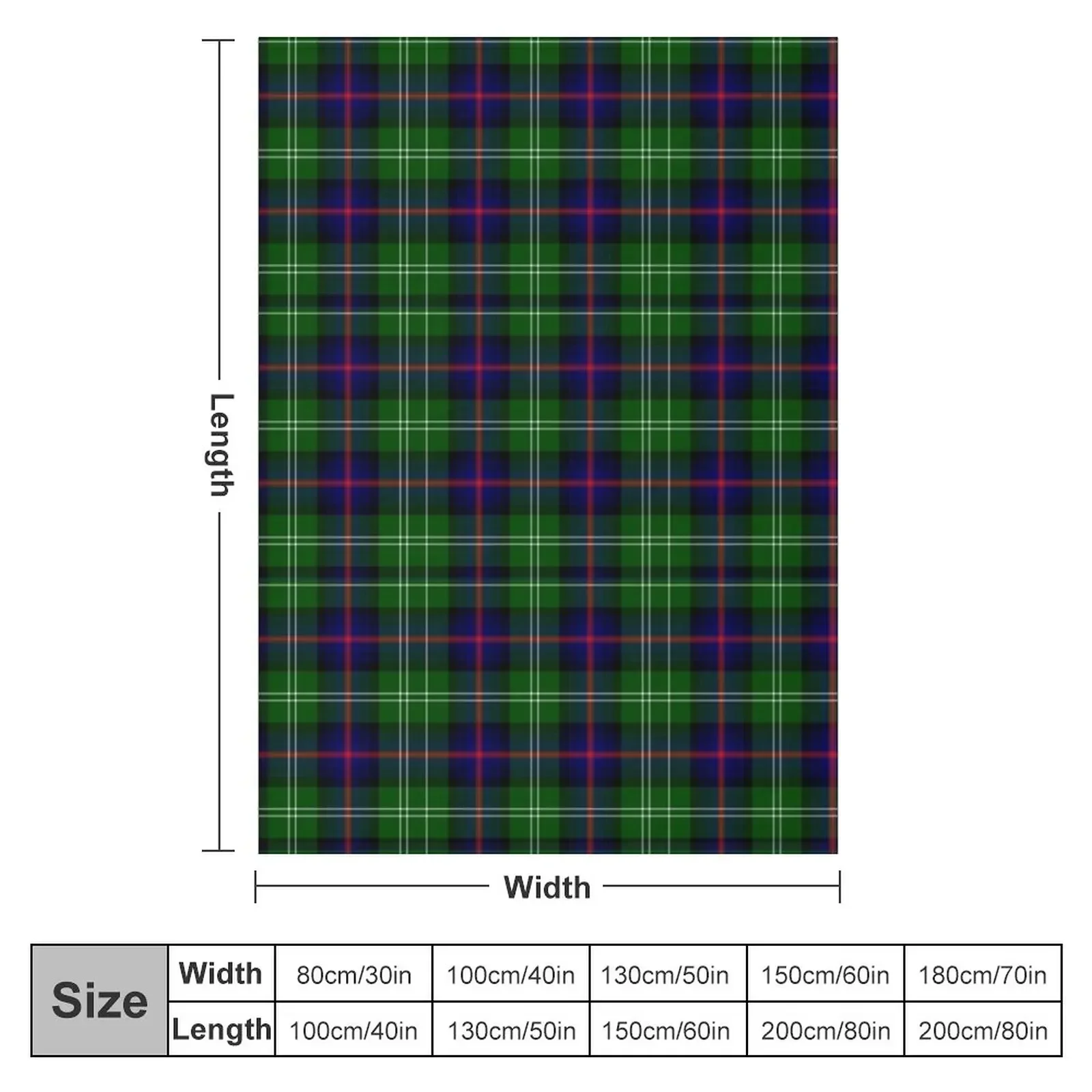 Clan Sutherland Tartan Throw Blanket valentine gift ideas Cute Blankets