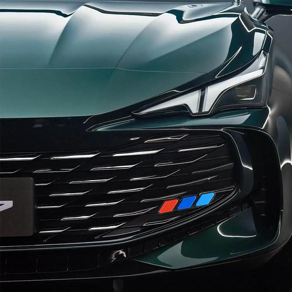 سيارة الجبهة مصبغة شارة شعار الديكور ، اكسسوارات السيارات تعديل ، 3 ألوان ، يصلح لفورد ، تويوتا ، مازدا ، سوزوكي ، فولفو ، هيونداي ، 1 قطعة #6