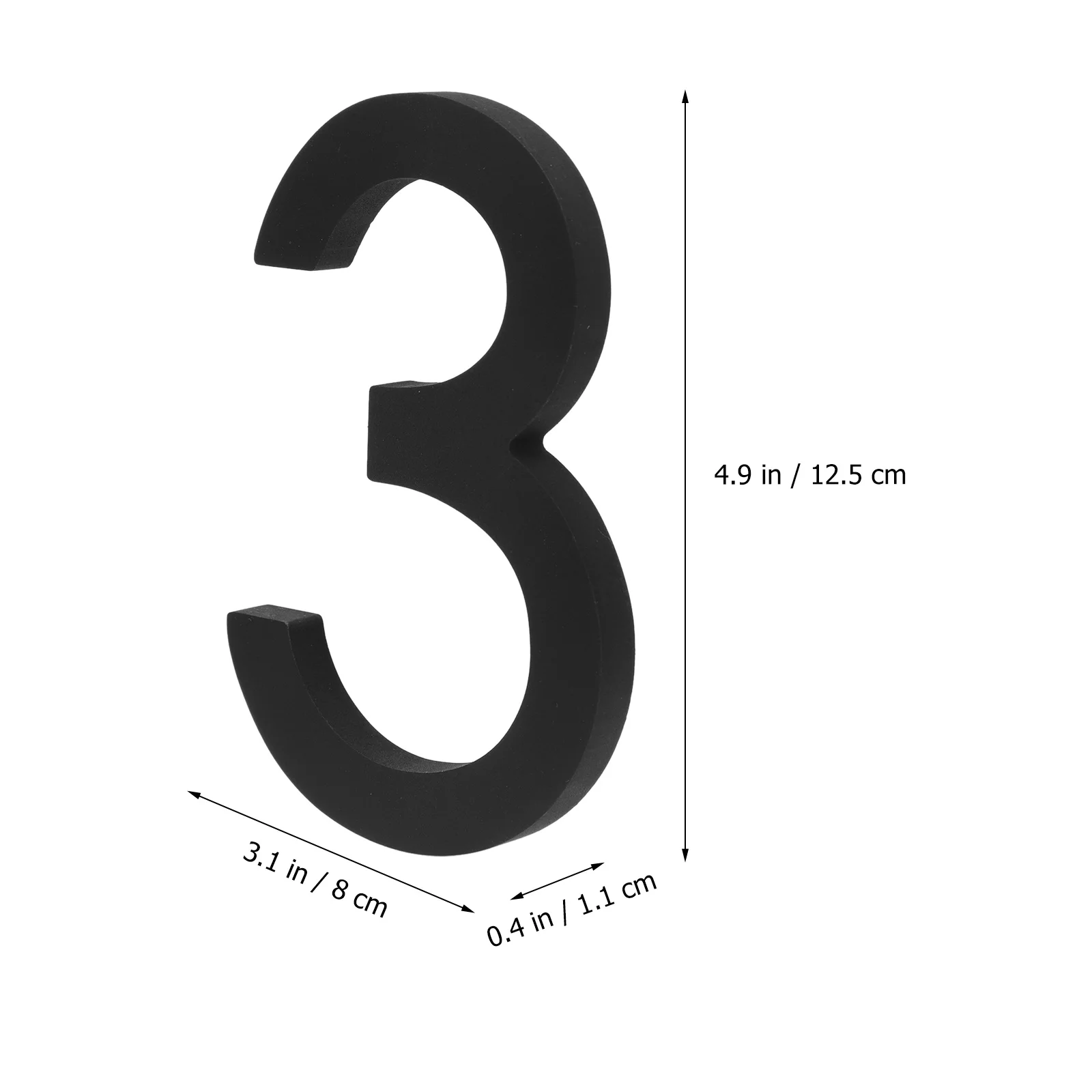 

Modern Creative Door Number Plaque Decorative Address Marker For Home Office Mailbox Corridor Room Street Sign