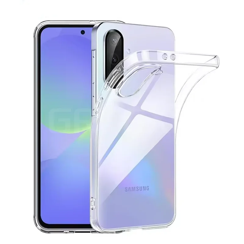 

Ультратонкий прозрачный силиконовый мягкий чехол для Samsung Galaxy A07 A17 A07, прозрачная тонкая задняя крышка из ТПУ, противоударный корпус A 57 37