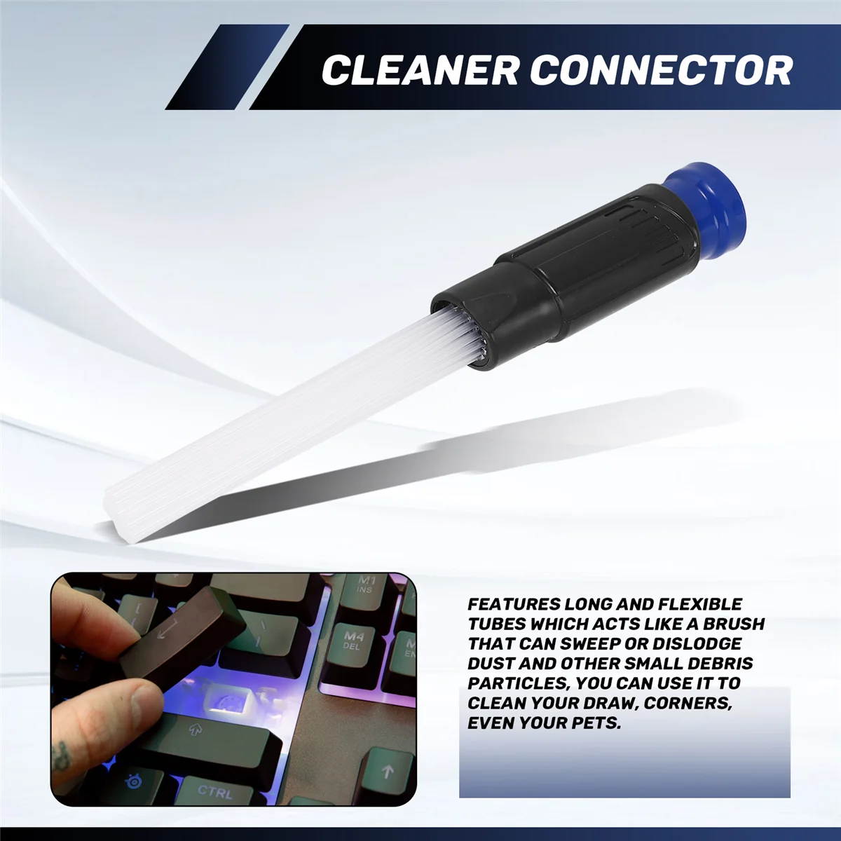 الجودة! مكنسة كهربائية مزيل الأوساخ والغبار أداة واجهة مرفقة عالمية لفتحات الهواء ولوحات المفاتيح والأدراج والنباتات وتنظيف الغبار