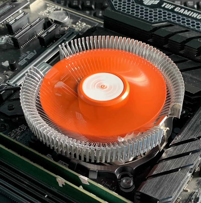 كفاءة وحدة المعالجة المركزية مبرد الهواء 3PIN PC المعالج المبرد ل إنتل LGA 775 1150 1155 1156 1700 1366 AMD AM3 AM4 مروحة التبريد #3