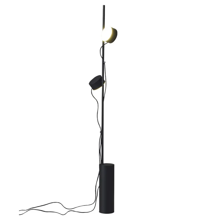 Post Touch Floor Lamp With Cord Bracket 2 Adjustable Magnetic Standing Tree Lamp Nordic 3000K Living Room Bedroom Study Lamp