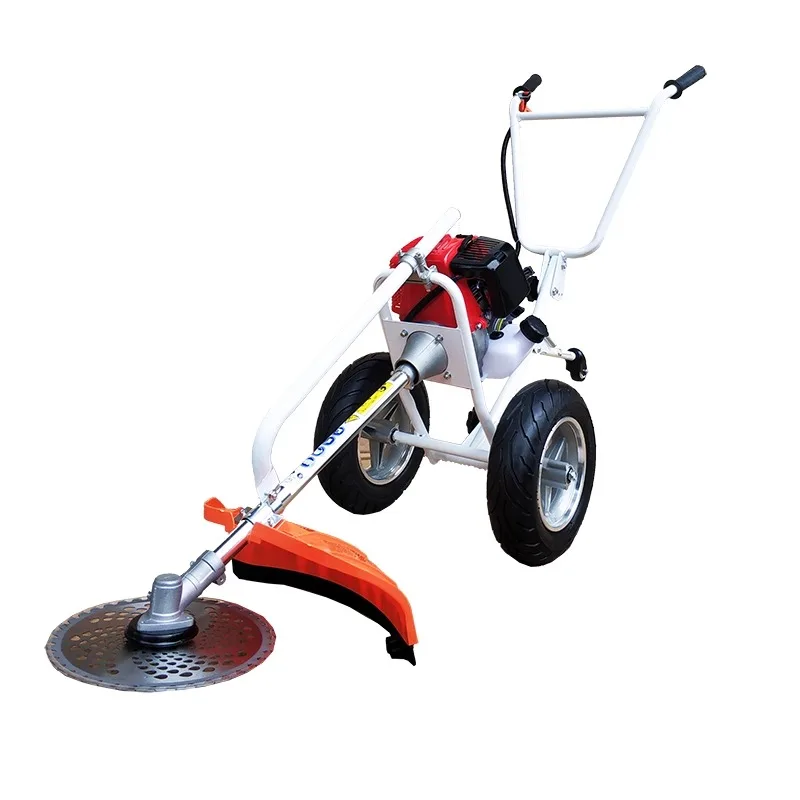 

Hand-pushed lawn mower weeder multi-function weeder micro-tillage agricultural orchard hand-pull tiller