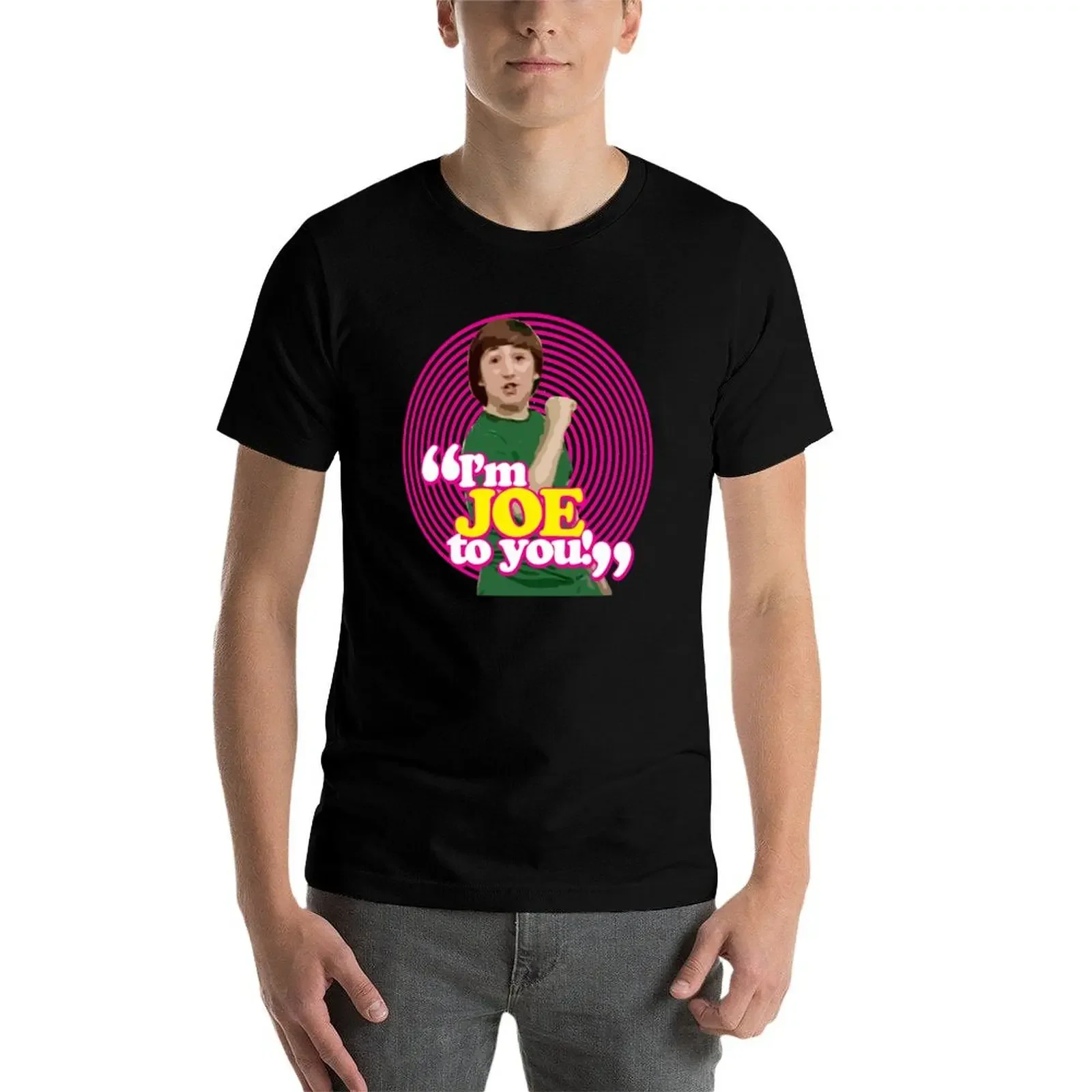 ¡Soy Joe a ti! - Camiseta rosa de molino de viento para niños, top de verano, cosas de anime, camisetas ajustadas para fanáticos de los deportes para hombres