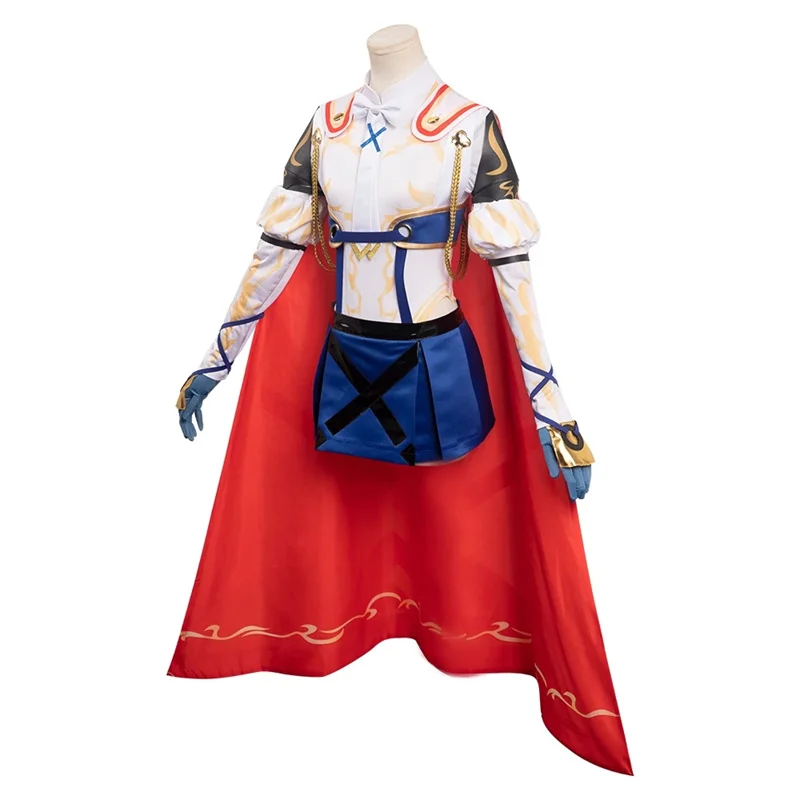 ROLECOS Game Alear Cosplay Costume Alear Trailblazer Women Cosplay Suit Halloween Carnival Party Suit with Cloak