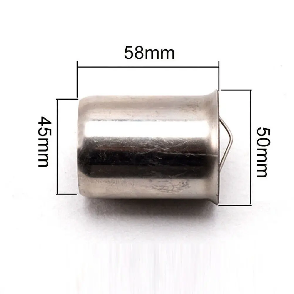 50 مللي متر دراجة نارية العادم الخمار محفز ل DB القاتل المنقولة كاتم الصوت الضوضاء مزيل الصوت سباق
