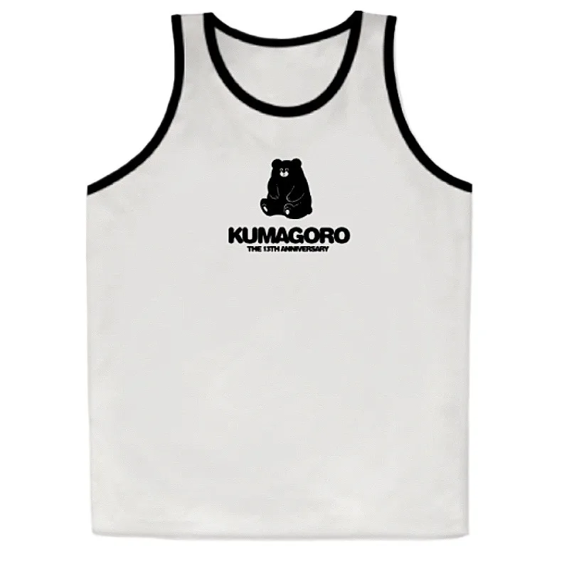 2024 Limited Edition KUMAGORO Tank Tops,  Cute Bear Sleeveless Singlet, Men\'s Undershirt Male Fitness Muscle Vest M L XL XXL 3XL