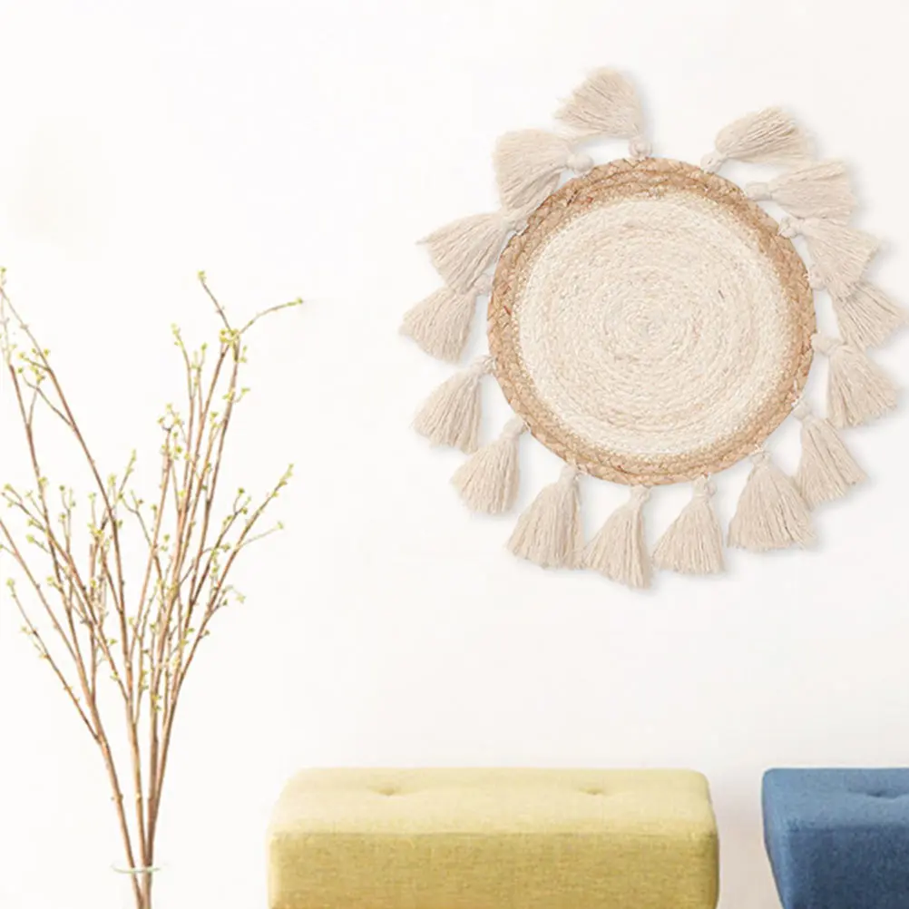 

Circular Tassel Party Woven Decor Shaped Hanging nament shaped nament Woven Decor Bedroom Party Lighting Fixture