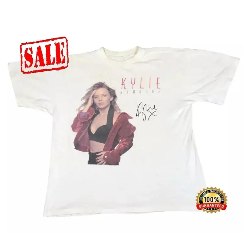 Vintage 1990 Kylie Minogue Enjoy Yourself Tour T Shirt