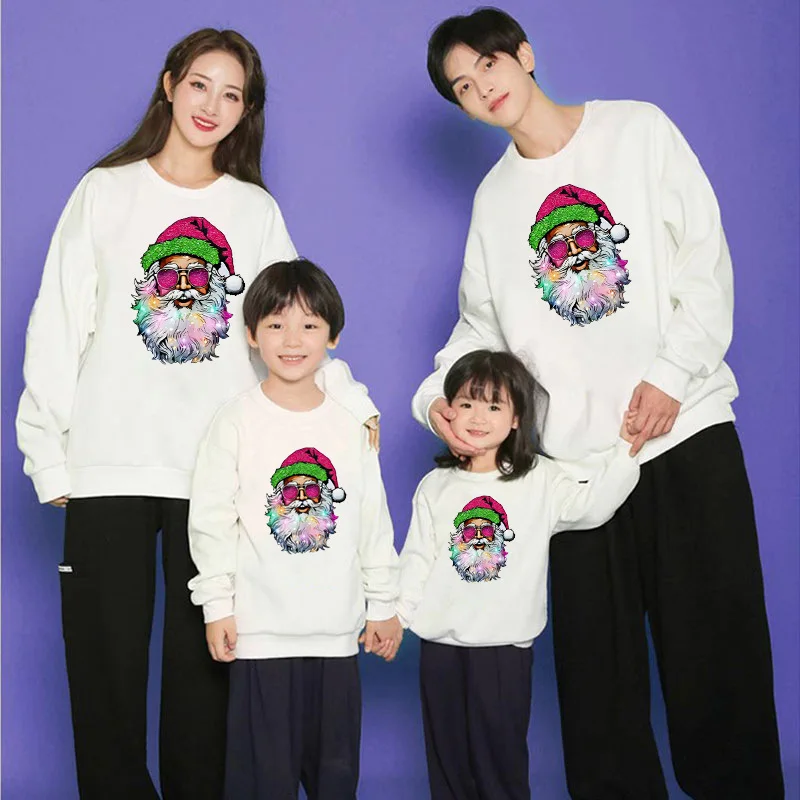 

2026 New Year Christmas Parent-child Hoodie for Family Gatherings of Three or Four, Photo Outfit, Top