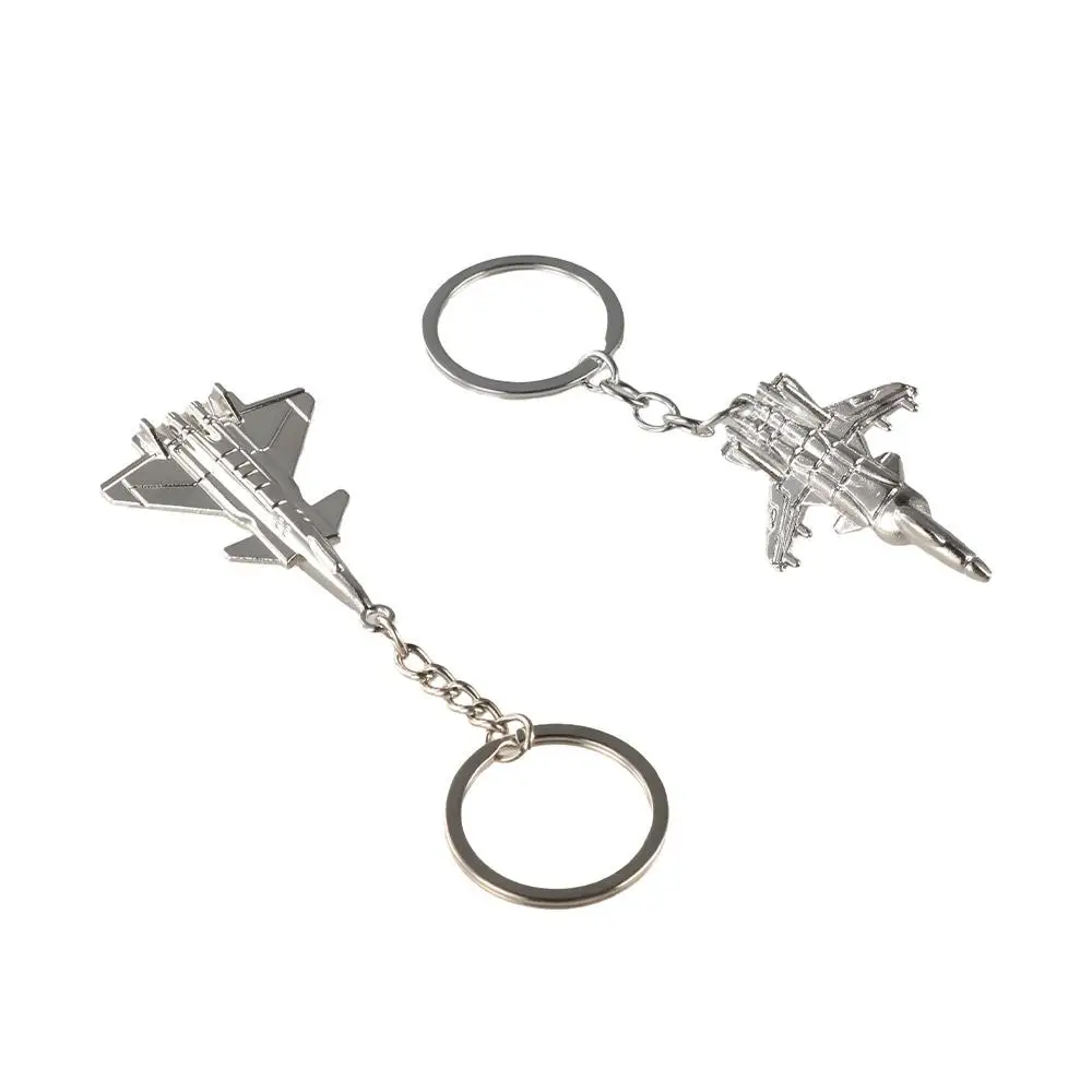 Keychains Gift 3D Aircraft Key Chain Metal Airplane Car Key Ring Cool Fighter Jet Plane Battleplane Keyring Car Key