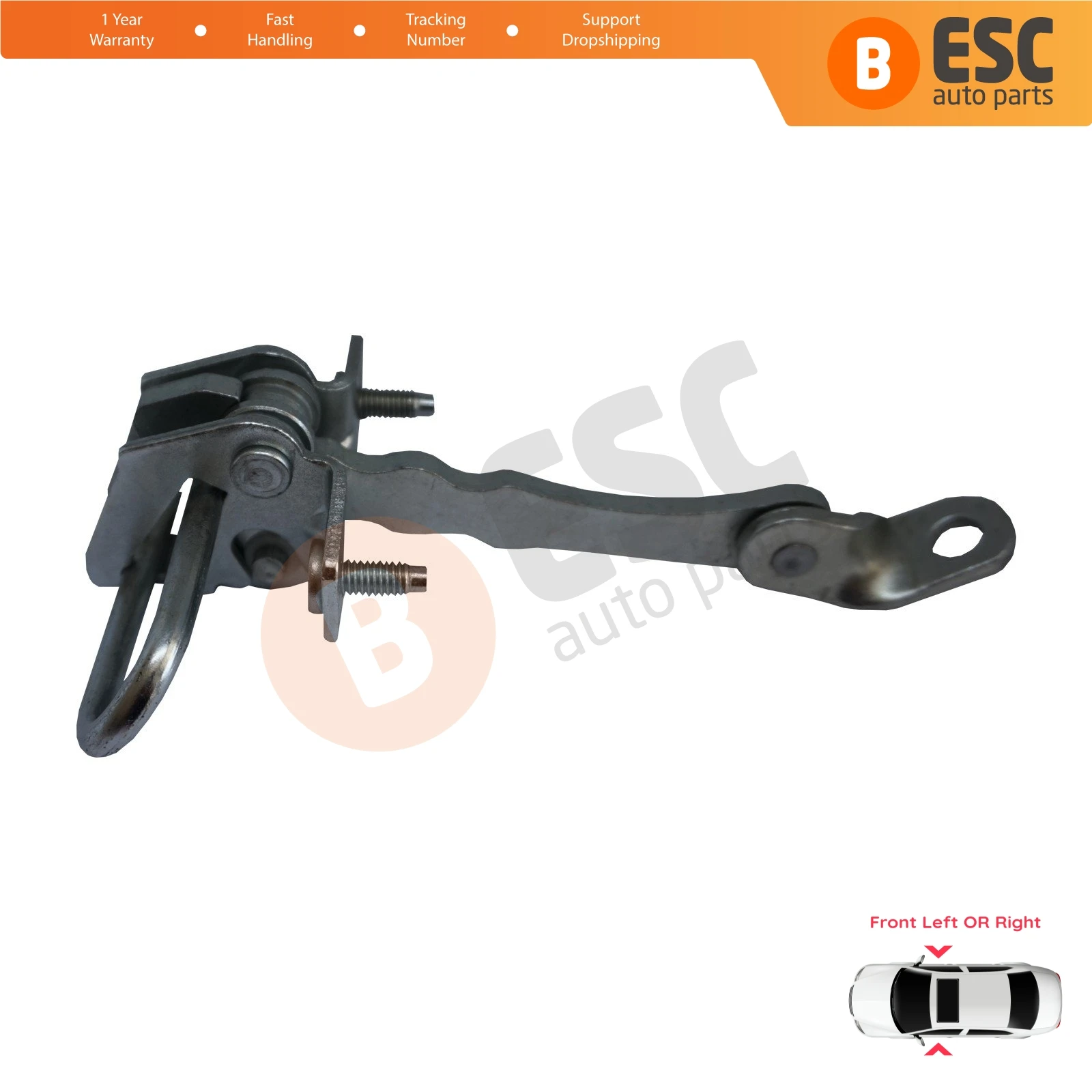 BDP743 Front Left OR Right Door Hinge Stop Check Strap Limiter 50512115 68187024AA for Alfa Romeo 147 2001-2010 GT 937 2003-2010