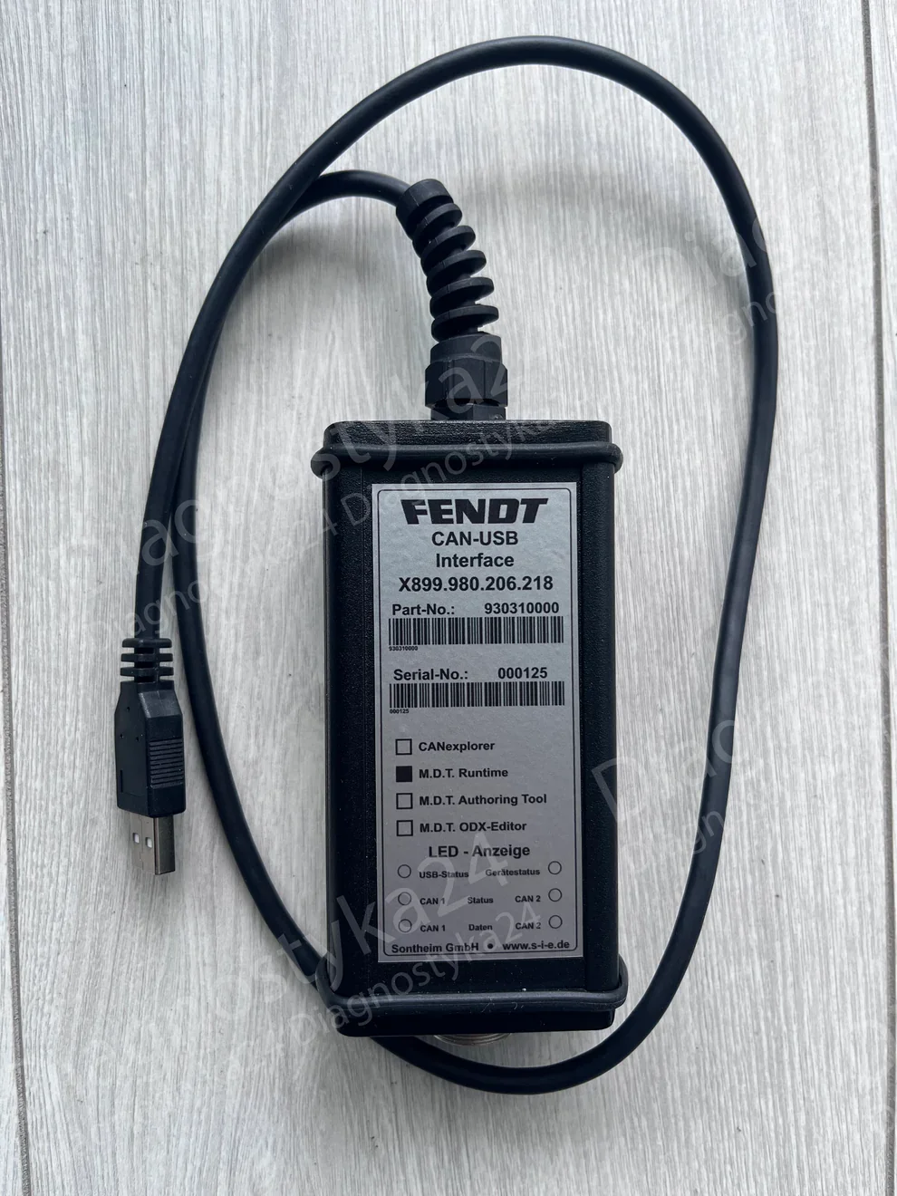 TruckEPC Fendt DIAGNOSTIC KIT (CANUSB)