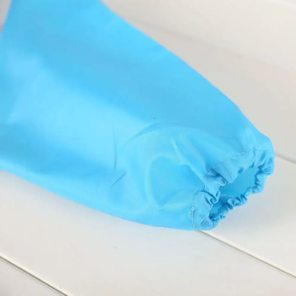 Водонепроницаемый нагрудник от 0 до 3 лет, моющийся нагрудник PEVA с длинными рукавами и ремешком, пальто с мультяшным узором, грязезащитная ткань для кормления, отрыжки, еда