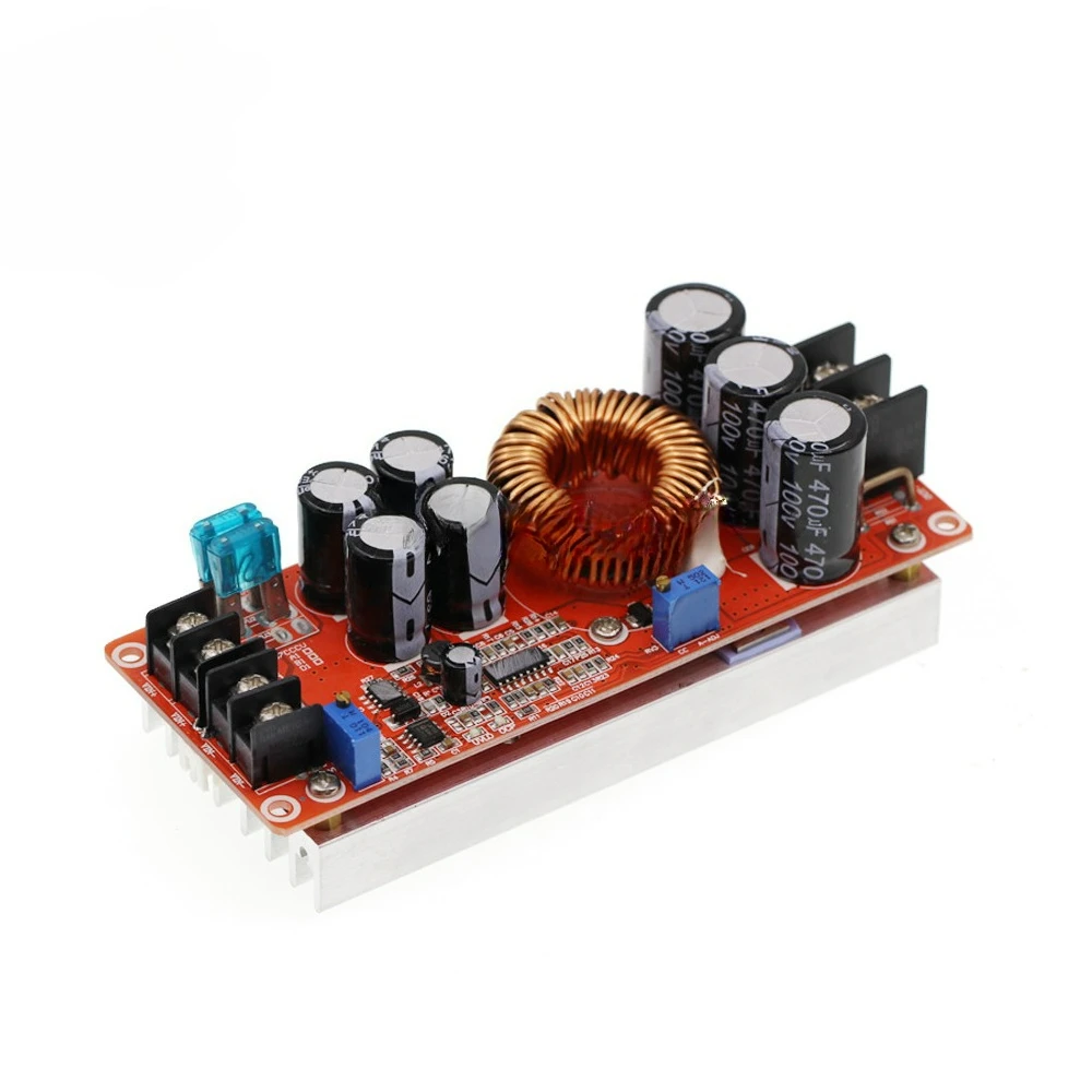 DC-DC Boost Module (1200W High Power) - Constant Voltage & Current Regulation Adjustable Vehicle-Mounted Charging Module