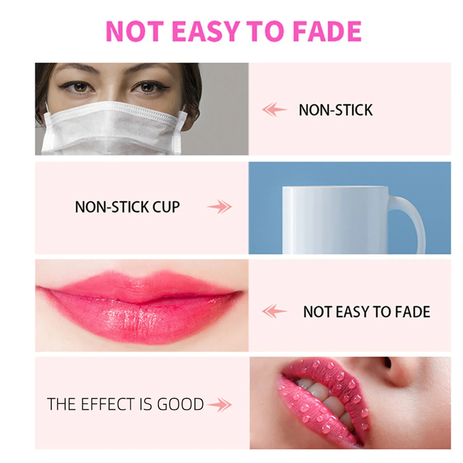 ชุดลิปสติกเปลี่ยนสี 6 ชิ้น ลิปบาล์มเปลี่ยนสีตามอุณหภูมิธรรมชาติ สำหรับผู้หญิง ติดทนนาน ลิปสติกเปลี่ยนสีตามอารมณ์ เครื่องสำอางเกาหลี