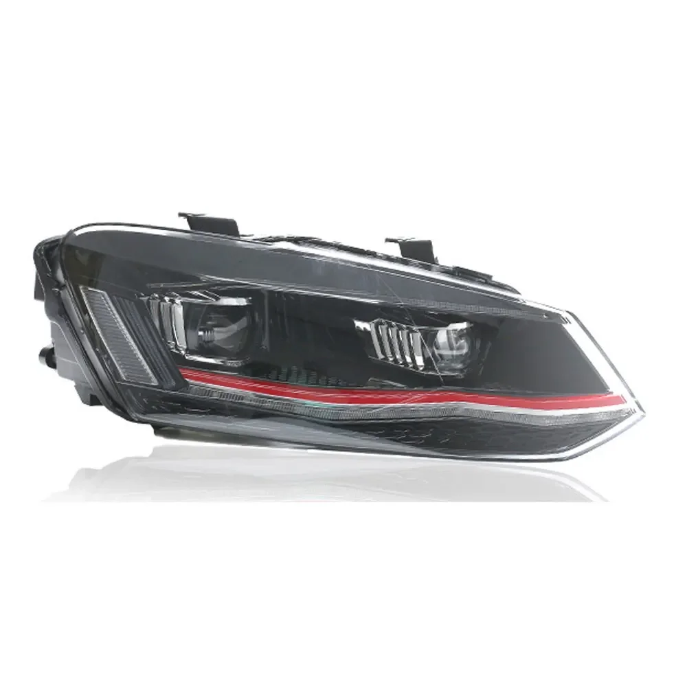 Car led Headlight Headlight for VW Polo TSI 2011-2018 Car LED DRL Hella Automotive supplies Hid H7 Vento Polo GTI Car Accessorie
