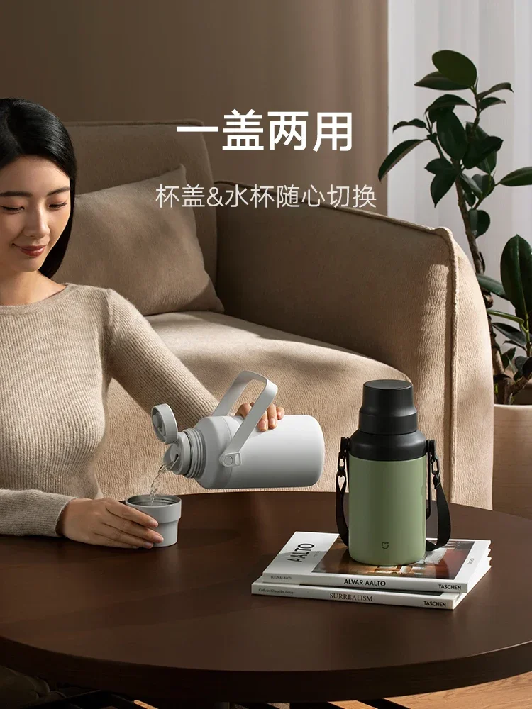 Original xiaomi mi mijia Big belly thermos cup Large capacity stainless steel water cup Tea cup Portable kettle