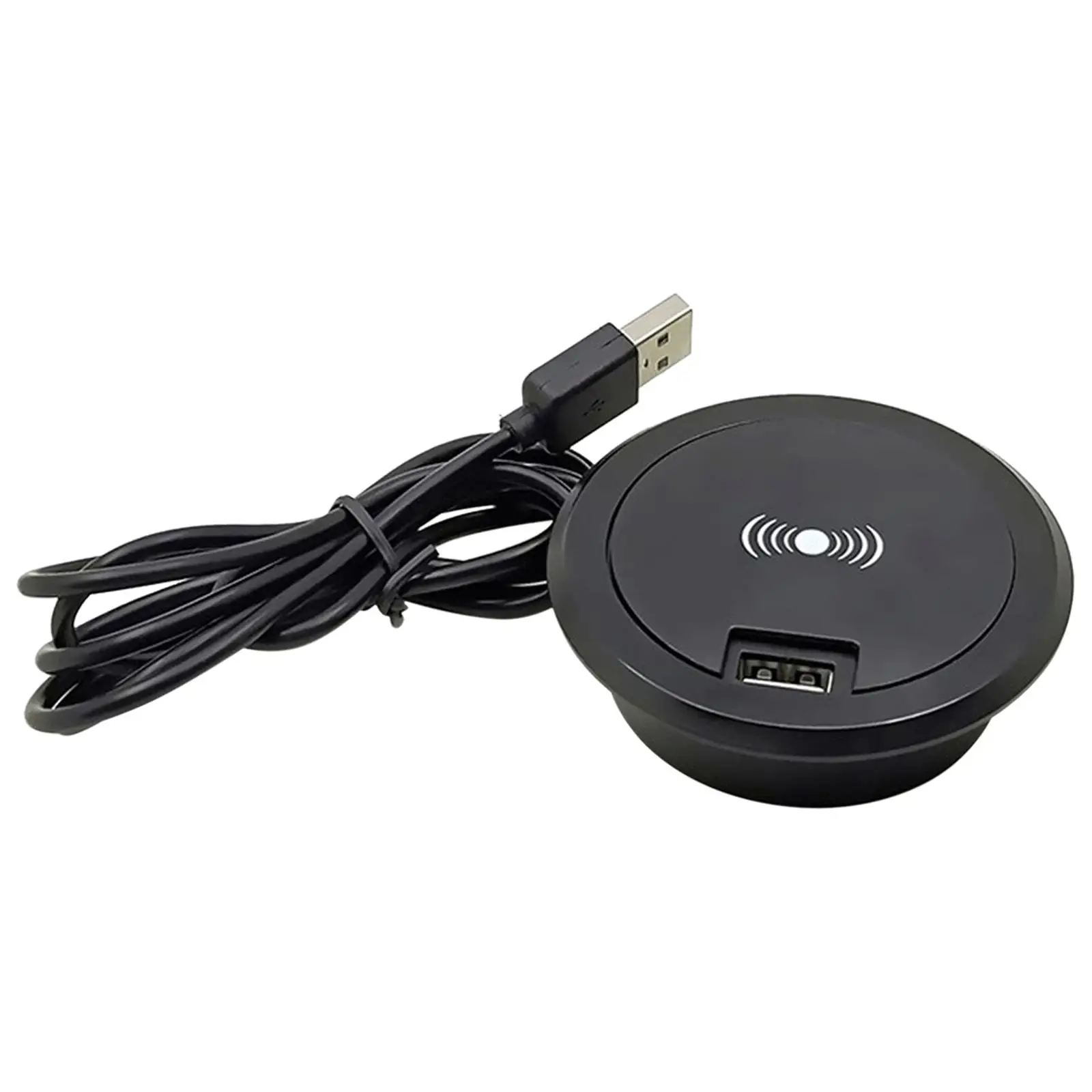 T02 Embedded Wireless r Charging Base Desktop for Mobile Phones