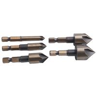 Precision Grinding Drill Chamfering Cutter For Drilling Holes Secure Grip Five-blade Design High Quality Material