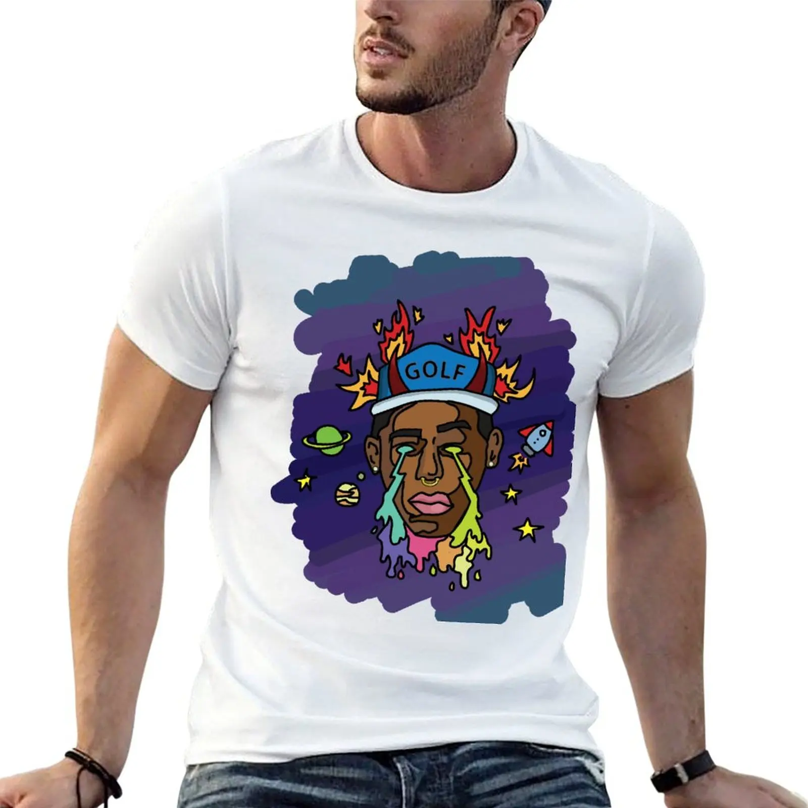 Tyler the createor T-Shirt Summer Casual Loose T-Shirt